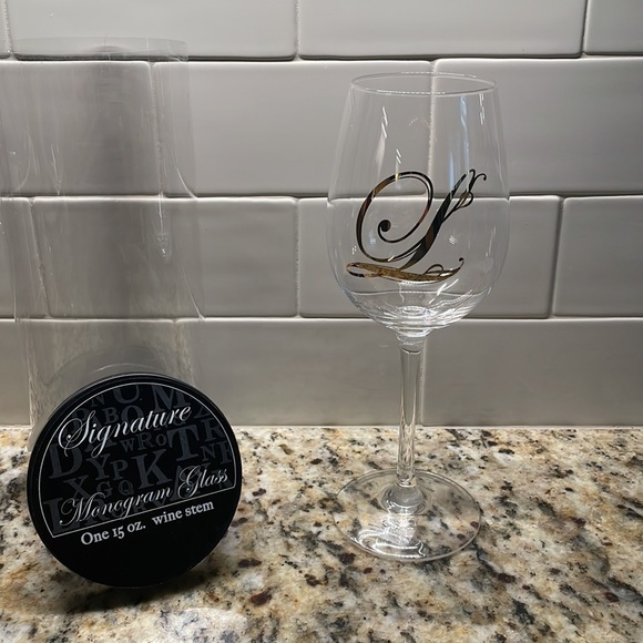 Other - Signature L Monogram Wine Glass
